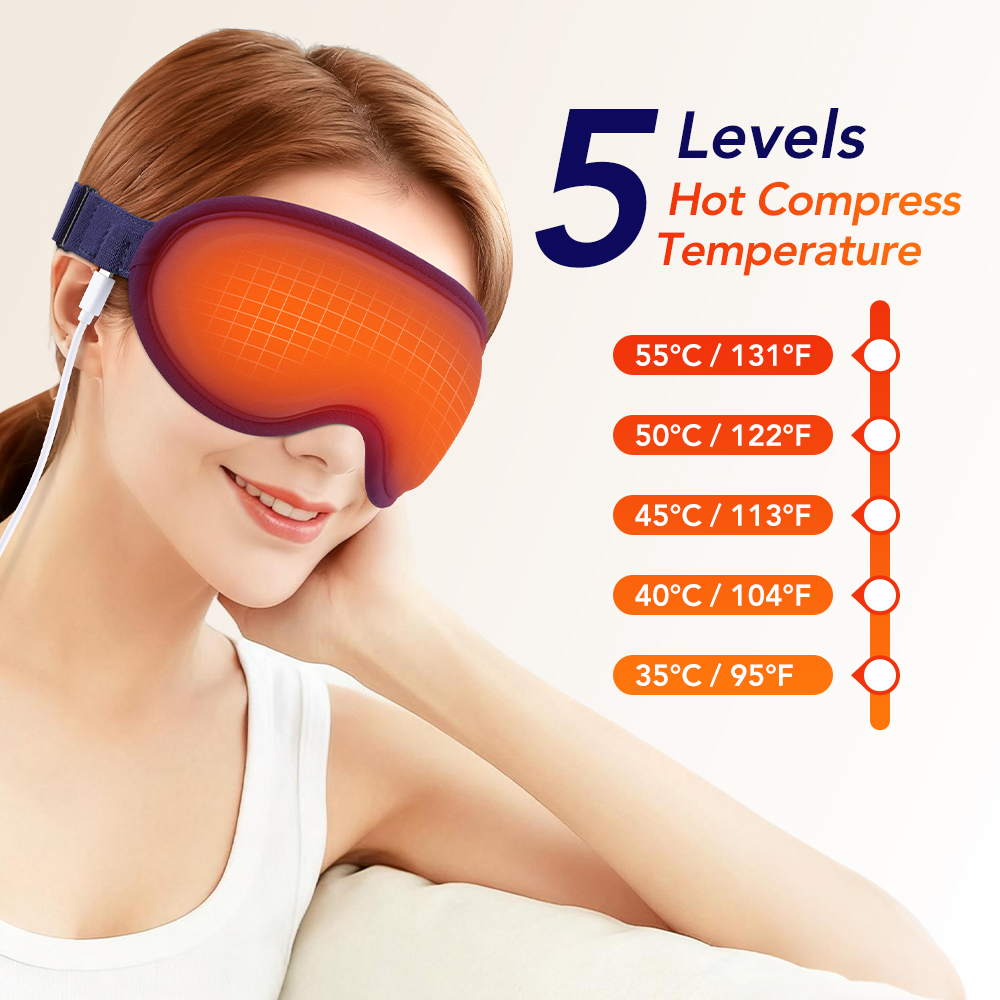 Eye Mask Heated - قناع عين ثلاثي الأبعاد قابل لإعادة