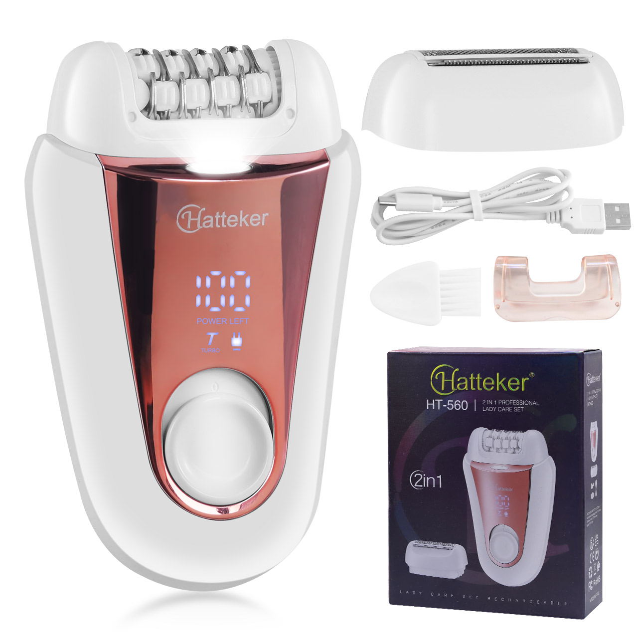 Epilator Wireless - جهاز إزالة الشعر القابل لإعادة الشحن