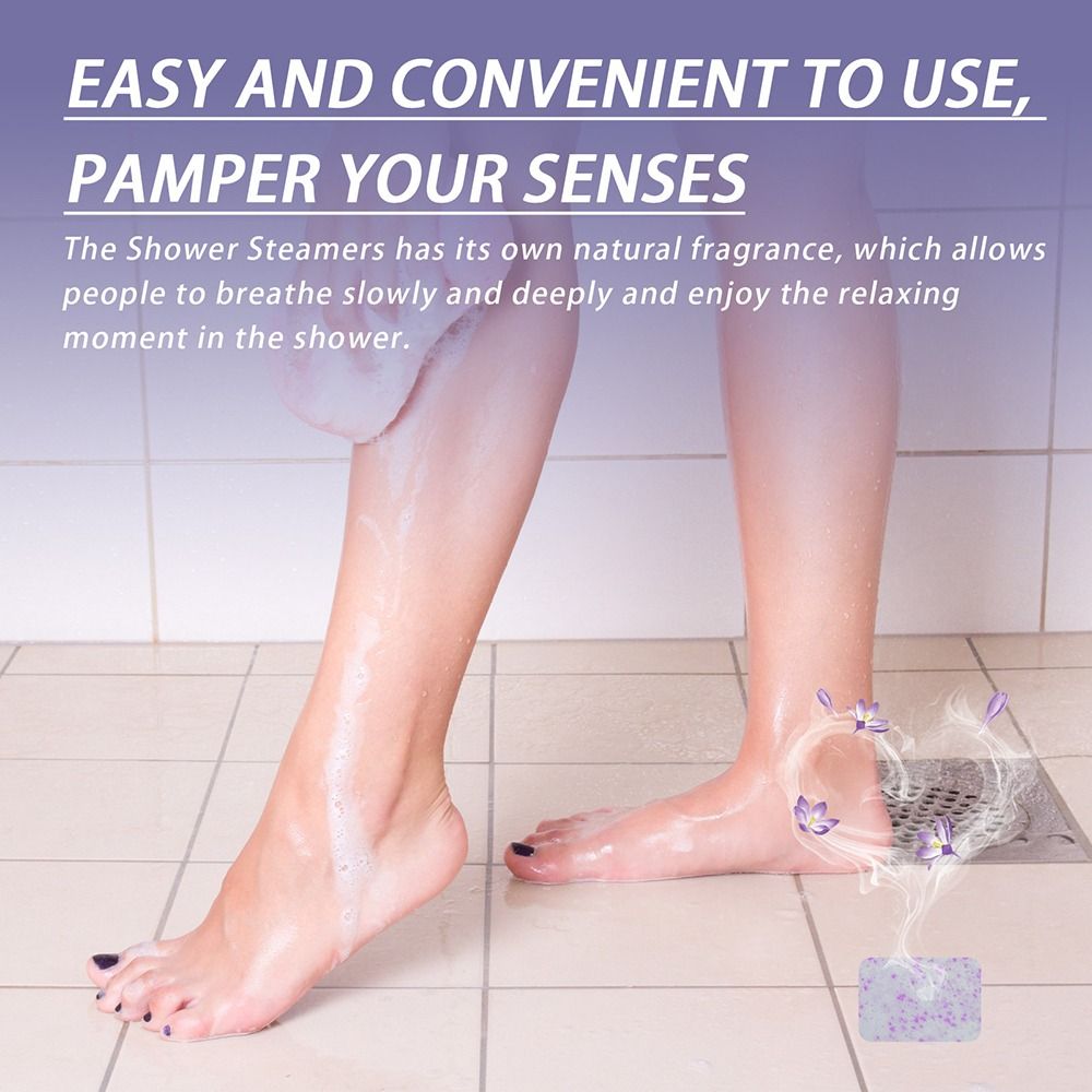 4 أقراص/عبوة من مكملات الاسترخ - مراجعة Shower Steamer Tablet وسعره