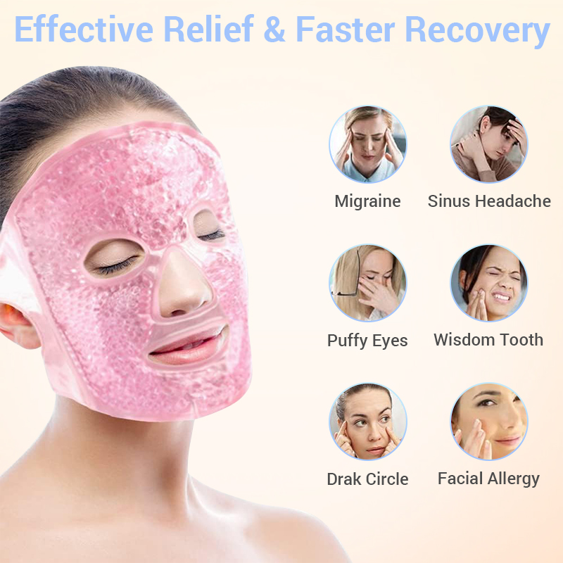 قناع الثلج قناع الوجه البارد ح - مراجعة Eye Mask Heated وسعره
