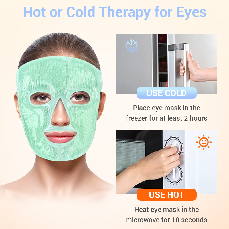 قناع الثلج قناع الوجه البارد ح - مراجعة Eye Mask Heated وسعره