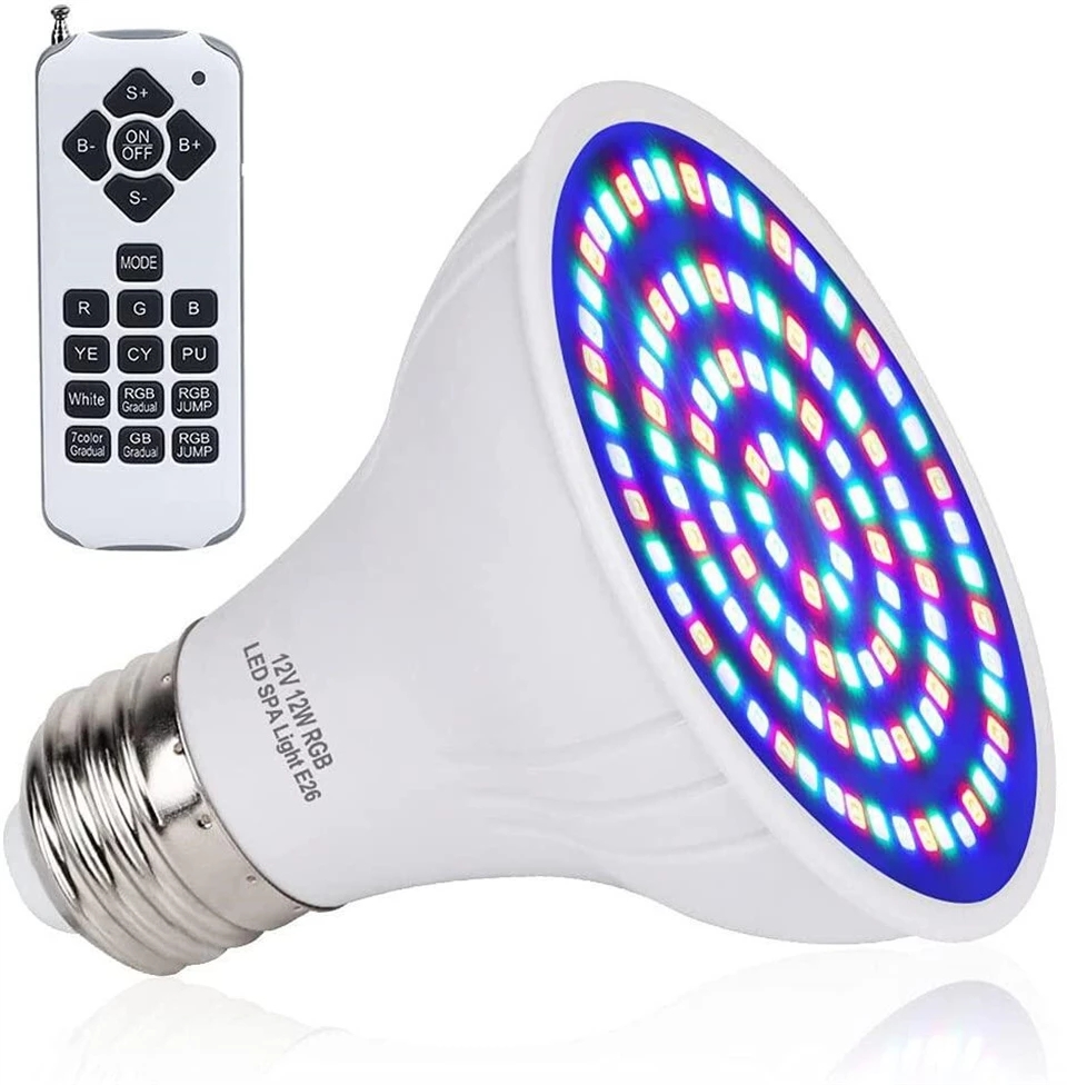 RGB LED حمام سباحة ضوء E27 E26 - مراجعة Xy Spa & Wellness وسعره