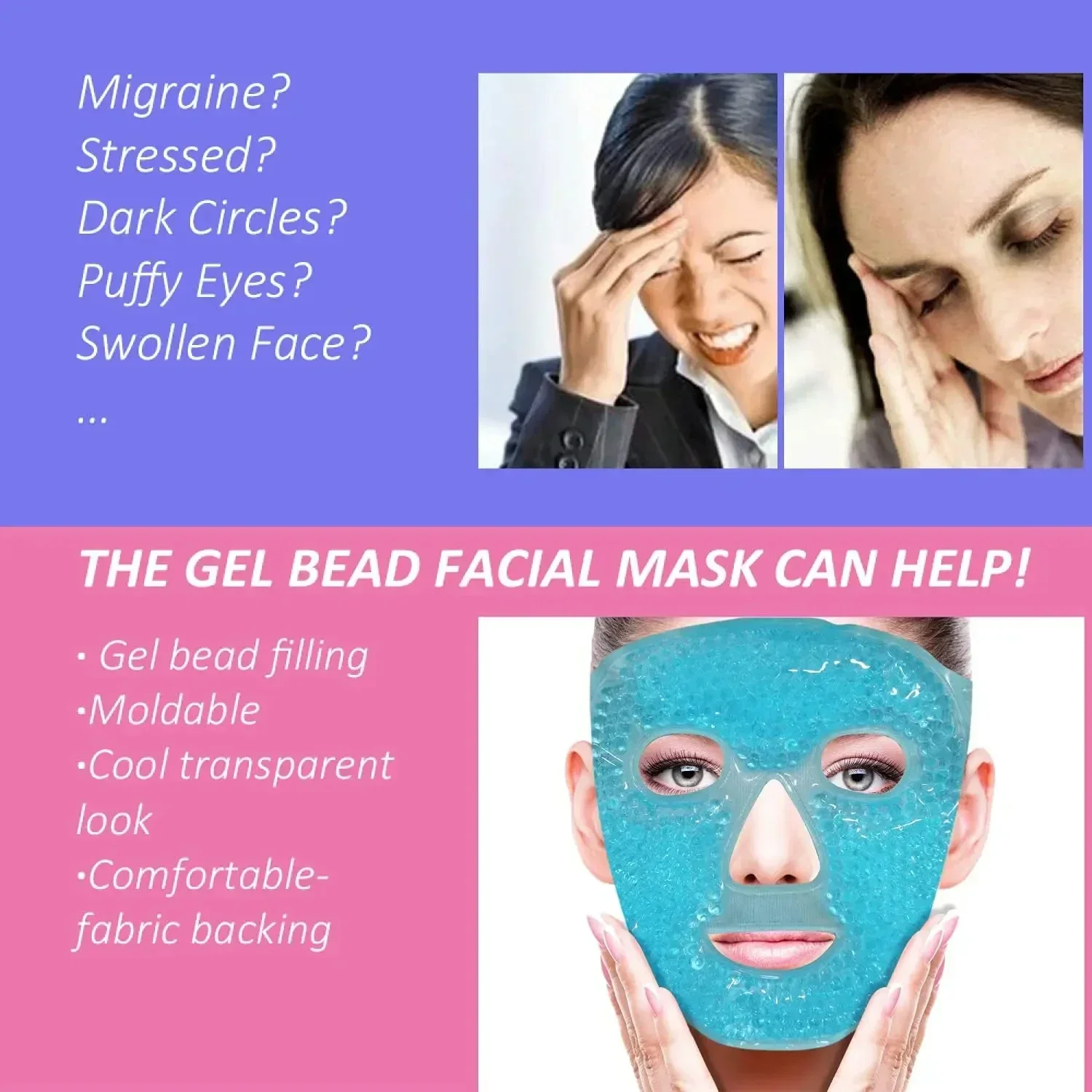 سبا الجليد الباردة والساخنة ال - مراجعة Eye Mask Heated وسعره