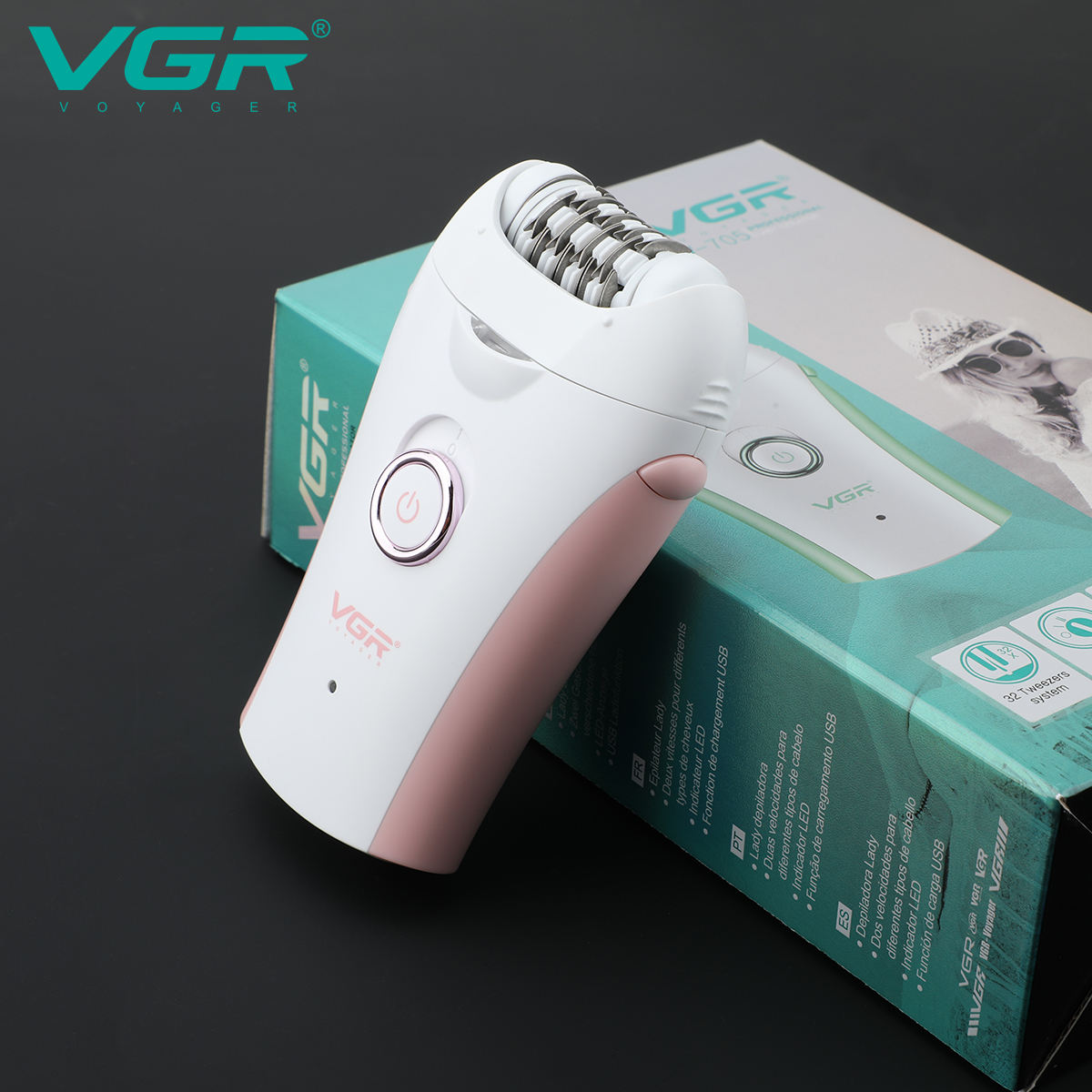 جهاز إزالة الشعر الاحترافي VGR - مراجعة Epilator Wireless وسعره