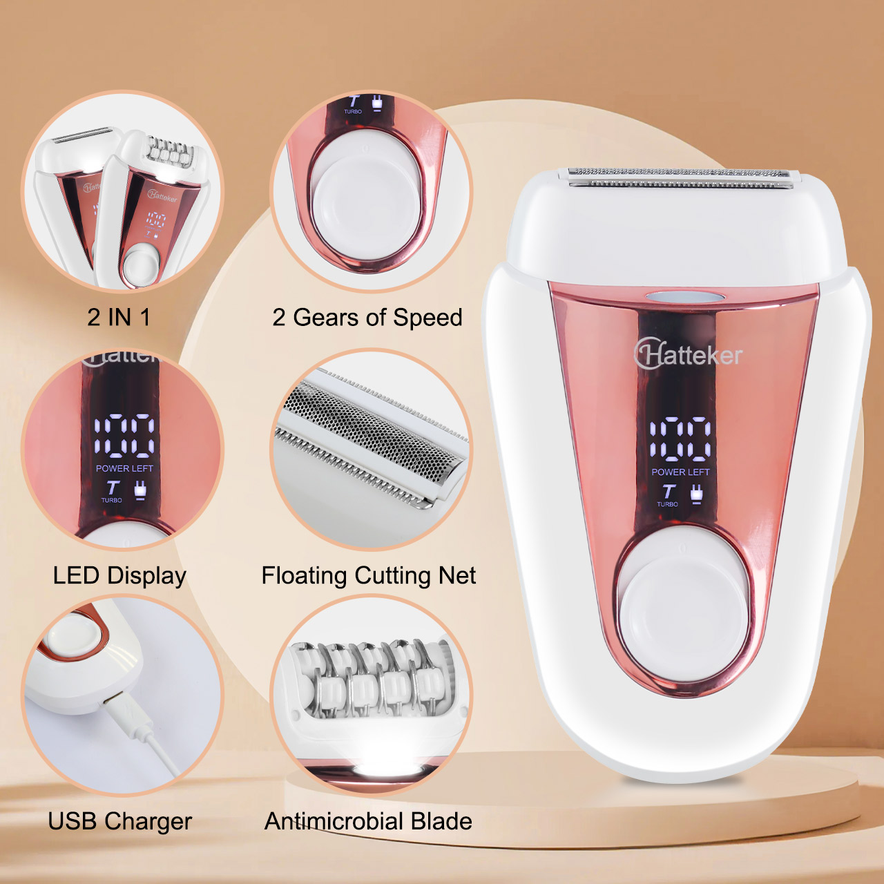 جهاز إزالة الشعر القابل لإعادة - مراجعة Epilator Wireless وسعره