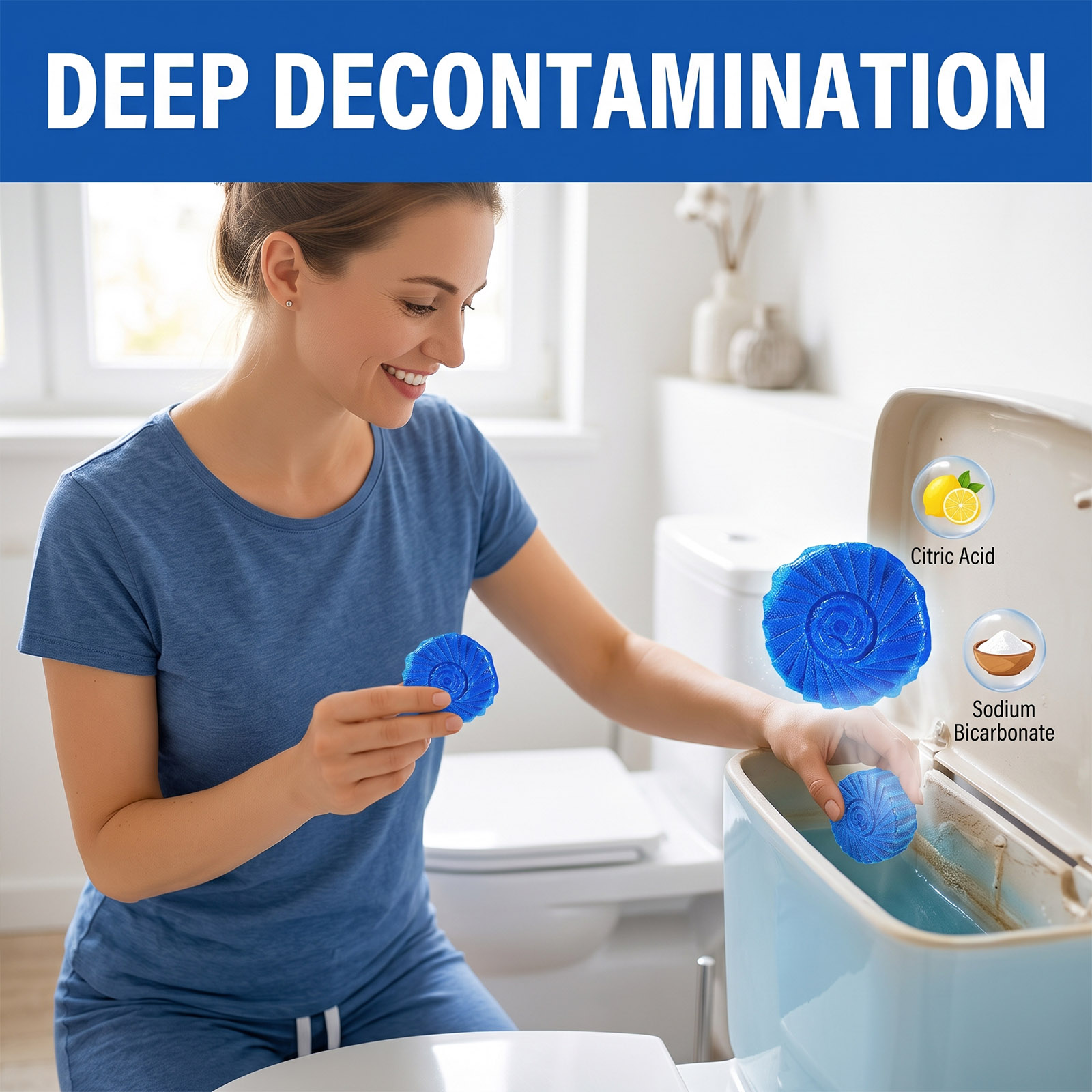 أقراص تنظيف المرحاض الزرقاء ال - مراجعة Shower Steamer Tablet وسعره