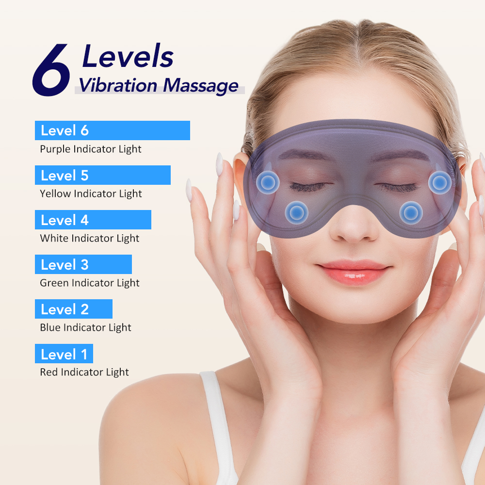 حار ضغط قناع عين 6 الاهتزاز ثل - مراجعة Eye Mask Heated وسعره