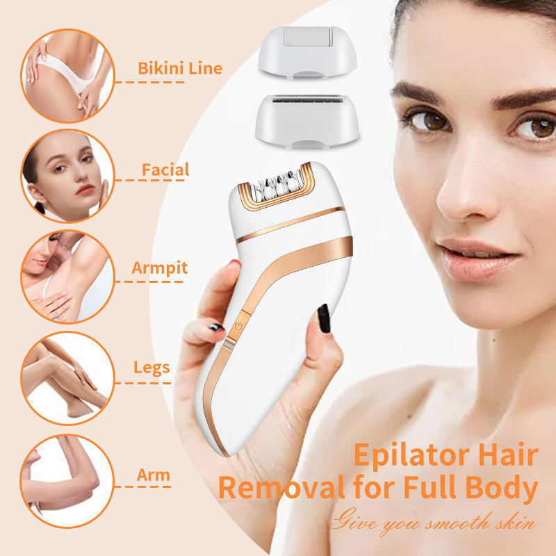 Kemei-آلة إزالة الشعر الكهربائ - مراجعة Epilator Wireless وسعره